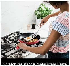 Ninja Zerostick Aluminium 5 Piece Non Stick Pan Set - Red -Home Furnishings Store 1120185 R Z003A