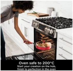 Ninja Zerostick Aluminium 5 Piece Non Stick Pan Set - Red -Home Furnishings Store 1120185 R Z008A