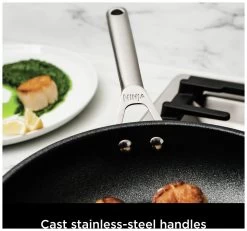 Ninja Zerostick 28cm Stainless Steel Non Stick Frying Pan -Home Furnishings Store 1120219 R Z009A
