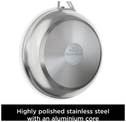 Ninja Zerostick Stainless Steel 3 Piece Non Stick Pan Set -Home Furnishings Store 1120233 R Z003A