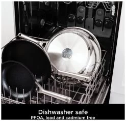 Ninja Zerostick Stainless Steel 3 Piece Non Stick Pan Set -Home Furnishings Store 1120233 R Z006A