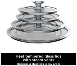 Ninja Zerostick Stackable 3 Piece Non Stick Pan Set -Home Furnishings Store 1120264 R Z004A