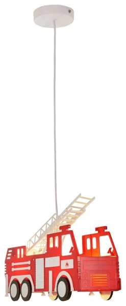 Glow Kids Fire Engine Ceiling Light - Red -Home Furnishings Store 1151367 R Z002C
