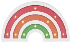 Glow Kids Wooden Rainbow Table Light - Multicoloured -Home Furnishings Store 1151398 R Z002C