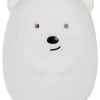 Glow Kids Bear Silicone Night Table Light - Multicoloured