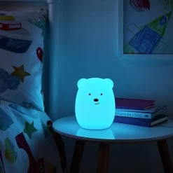 Glow Kids Bear Silicone Night Table Light - Multicoloured -Home Furnishings Store 1151422 R Z002C