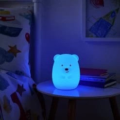Glow Kids Bear Silicone Night Table Light - Multicoloured -Home Furnishings Store 1151422 R Z004C