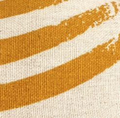 Habitat Block Print Pack Of 2 Seat Cushion - Orange -Home Furnishings Store 1176438 R B001