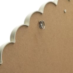 Habitat Beaded Round Wall Mirror - White - 50x50cm -Home Furnishings Store 1182941 R Z004A