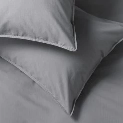 Habitat Cotton 180TC Linen Look Grey Bedding Set - Single -Home Furnishings Store 1233144 R Z003A