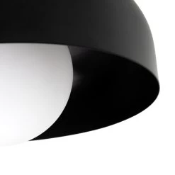 Habitat Modern Globe Metal Bathroom Ceiling Light - Black -Home Furnishings Store 1233584 R Z003A