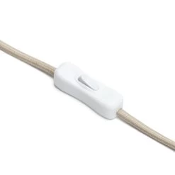 Habitat Embossed Floral Ceramic Table Lamp - Off White -Home Furnishings Store 1233656 R Z004A