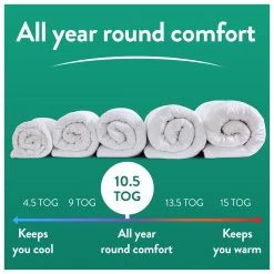 Slumberdown Remade 10.5 Tog Duvet - Single -Home Furnishings Store 1256808 R Z006A