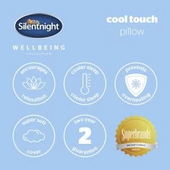 Silentnight Wellbeing Cool Touch Medium Pillow -Home Furnishings Store 1348888 R Z007A
