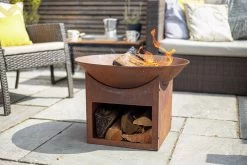 La Hacienda Fasa Oxidised Firepit -Home Furnishings Store 1350467 R Z007A