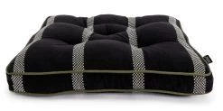 Habitat Woven Stripe Pack Of 2 Seat Cushion - Black -Home Furnishings Store 1402353 R Z002A