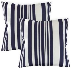 Streetwize Blue Stripes Outdoor Cushion - Pack Of 4