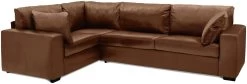 Habitat Eton Leather Right Hand Corner Sofa - Tan -Home Furnishings Store 1958285 R Z002A