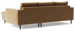 Swoon Evesham Velvet Right Hand Corner Sofa - Biscuit -Home Furnishings Store 1971004 R Z004A