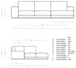 Swoon Denver Velvet Right Hand Corner Sofa - Biscuit -Home Furnishings Store 1972216 R E001