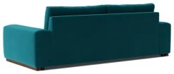 Swoon Denver Velvet 3 Seater Sofa- Kingfisher Blue -Home Furnishings Store 1972436 R Z004A
