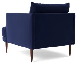 Swoon Kalmar Velvet Armchair - Ink Blue -Home Furnishings Store 1973071 R Z004A