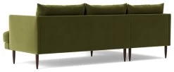 Swoon Kalmar Velvet Left Hand Corner Sofa - Fern Green -Home Furnishings Store 1973679 R Z005A