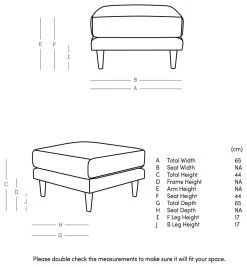 Swoon Turin Velvet Ottoman Footstool - Taupe -Home Furnishings Store 1990638 R E001