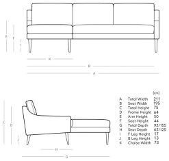 Swoon Turin Velvet Left Hand Corner Sofa - Fern Green -Home Furnishings Store 1992564 R E001