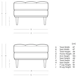 Swoon Berlin Velvet Ottoman Footstool - Fern Green -Home Furnishings Store 1996546 R E001