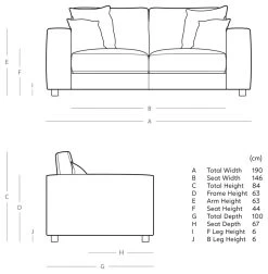 Swoon Althaea Velvet 2 Seater Sofa - Silver Grey -Home Furnishings Store 1997679 R E001