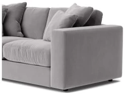 Swoon Althaea Velvet 2 Seater Sofa - Silver Grey -Home Furnishings Store 1997679 R Z004A