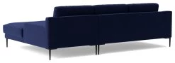 Swoon Almera Velvet Right Hand Corner Sofa - Ink Blue -Home Furnishings Store 2000084 R Z004A