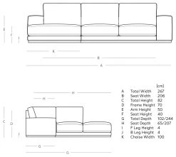 Swoon Denver Velvet Left Hand Corner Sofa - Taupe -Home Furnishings Store 2003713 R E001