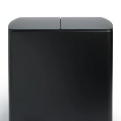 Habitat 40 Litre Twin Compartment Recycling Pedal Bin- Black -Home Furnishings Store 2004839 R Z004A