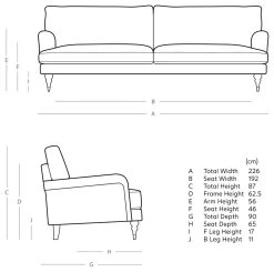 Swoon Charlbury Velvet 3 Seater Sofa - Fern Green -Home Furnishings Store 2006473 R E001