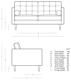 Swoon Porto Velvet 2 Seater Sofa - Taupe -Home Furnishings Store 2012096 R E001