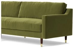Swoon Rieti Velvet 4 Seater Sofa - Fern Green -Home Furnishings Store 2016494 R Z004A