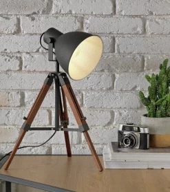 Habitat Loft Living Tripod Table Lamp - Grey -Home Furnishings Store 2017596 R Z002C