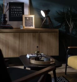 Habitat Loft Living Tripod Table Lamp - Grey -Home Furnishings Store 2017596 R Z003C