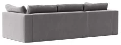 Swoon Seattle Velvet Left Hand Corner Sofa - Silver Grey -Home Furnishings Store 2017792 R Z005A
