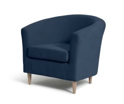 Habitat Fabric Tub Chair - Navy -Home Furnishings Store 2018708 R Z002A