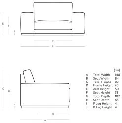 Swoon Denver Velvet Cuddle Chair - Granite Grey -Home Furnishings Store 2024118 R E001