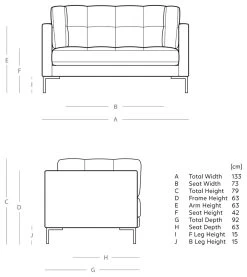 Swoon Landau Velvet Cuddle Chair - Fern Green -Home Furnishings Store 2024558 R E001
