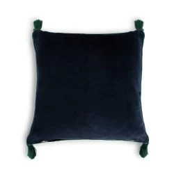 Habitat Botanical Print Velvet Cushion - Multi - 43x43cm -Home Furnishings Store 2062840 R Z002A