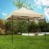 All Seasons 3m X 3m Garden Pop Up Gazebo - Beige