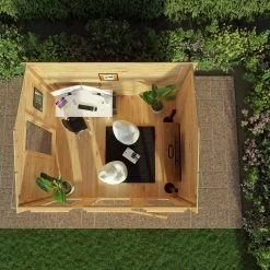 Mercia Kielder Log Cabin - 3.5x3 -Home Furnishings Store 2065593 R Z004A