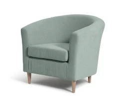 Habitat Fabric Tub Chair - Duck Egg -Home Furnishings Store 2066671 R Z002A