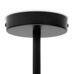 Habitat Opal Metal Bathroom Flush Ceiling Light - Black -Home Furnishings Store 2067405 R Z003A