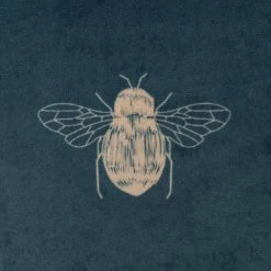 Habitat Gold Bee Printed Cushion - Teal - 43x43cm -Home Furnishings Store 2072610 R B001